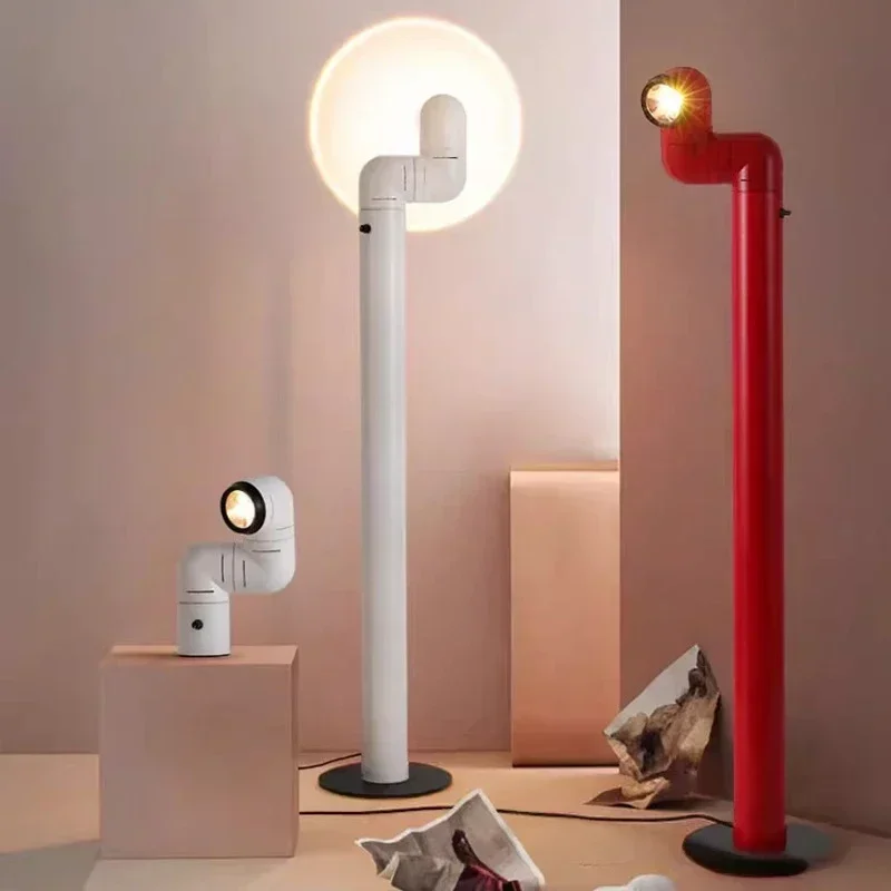 Modern Space Age Floor Lamp Living Room Sofa Bedroom Bedside Table Childrens Room Water Pipe Vertical Table Lamp Home Decoration