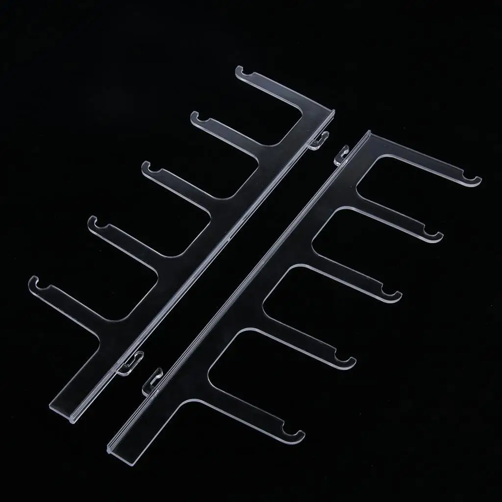 Clear Sunglasses Holder Rack Glasses Show Display Stand Organizer 10 Pair