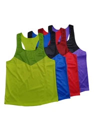 Men Fashion Running Marathon Singlets Sleeveless Vest Running Vest Customization