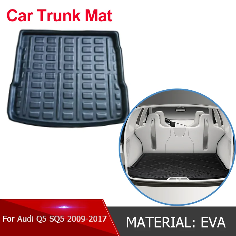 

Car Rear Trunk Mats Waterproof Protective Liner Trunk Tray Floor Mat Accessories for Audi Q5 2009~2017 for Audi SQ5 2013~2017