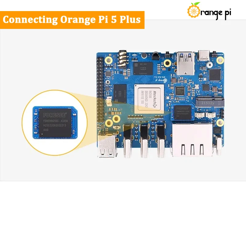 Imagem -06 - Laranja Pi5 Plus Fonte de Alimentação para Opi Plus Caixa Acrílica Opcional Rk3588 8-core 64-bit 2.5g Portas Ethernet Duplas Pcie 32gb de Ram