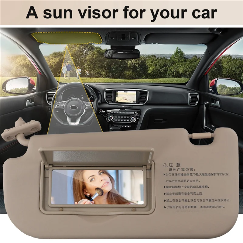 

Sunvisor Vanity Mirror For Kia Sportage Sun Visor Accessories 852021F010EZ