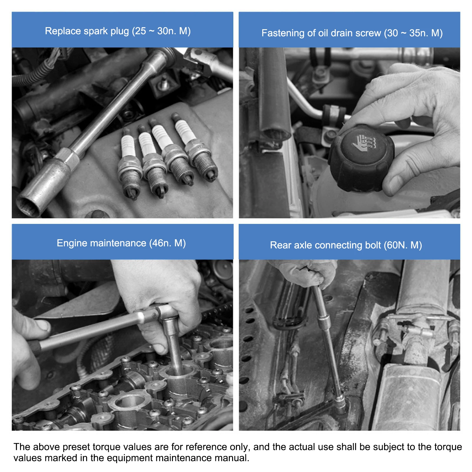 Imagem -06 - Chave de Torque 1060nm Spark Plug Soquete 3.8 Ultra Ultra Ultra-fino Carro Magnético Ferramentas Especiais da Remoção Mecânica Ferramentas da Oficina Peças