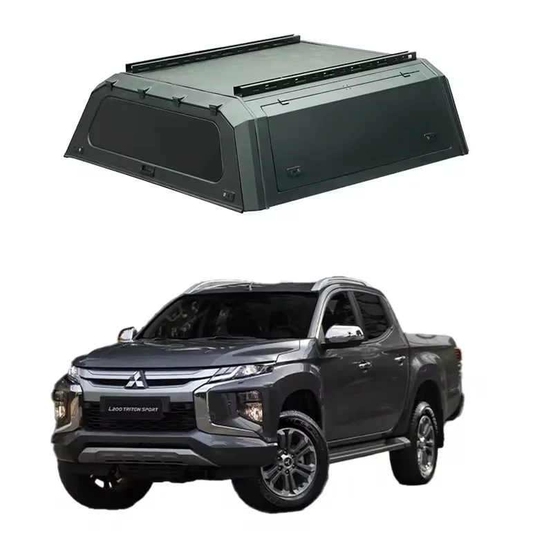 

Pickup Exterior Accessories Topper Camper 4x4 Truck Canopy Truck Camper Ute Trays Canopy with Tent for Mitsubishi-L200