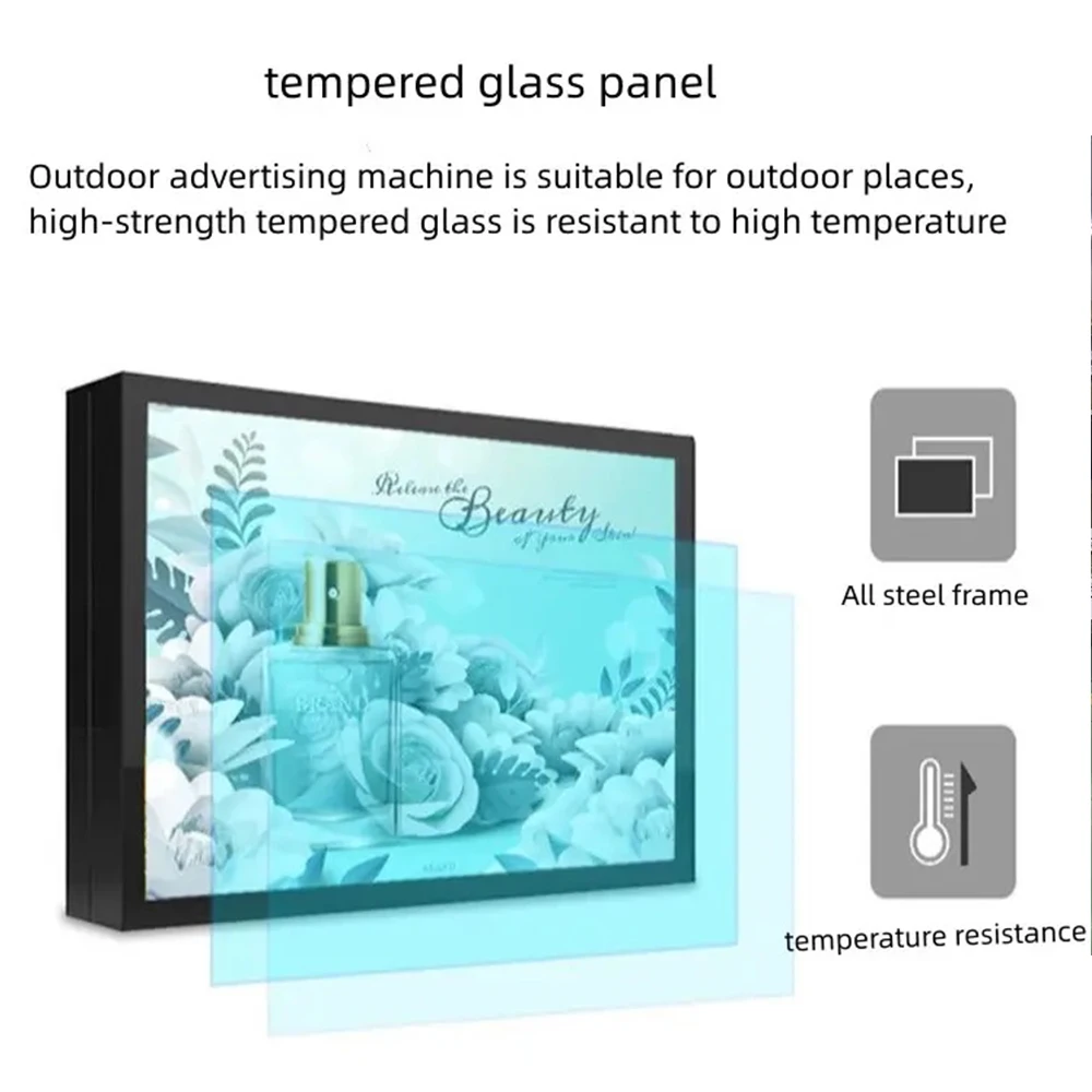 Outdoor 32 43 49 55 65 75 86 98 Inch 2000 Nits Capacitive Touch Screen Advertising Wall Mount Display Android Digital Signage