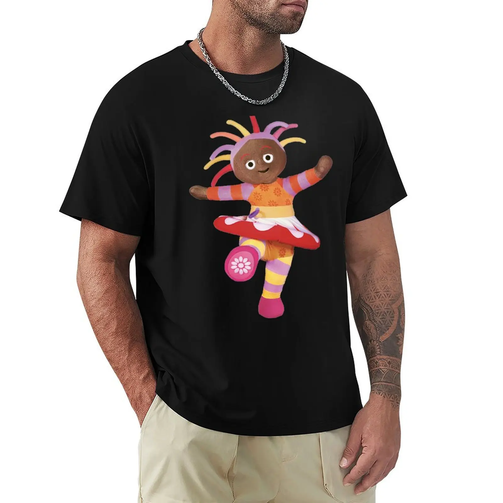 Футболка Upsy Daisy Makka Pakka, мягкая, повседневная, с коротким рукавом, из хлопка.
