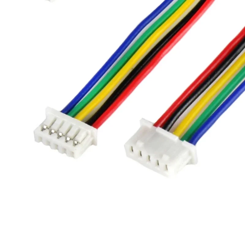 10PCS JST 1.25 2/3/4/5/6/7/8/9/10 Pin Female Plug Connector with Wire 1.25MM 10cm 15cm 20cm Single/double Head