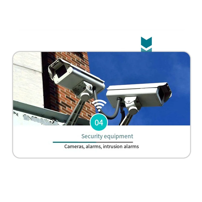 ABGI-433Mhz 8CH Superheterodyne Receiving Module Withdecoding 8-Way Control Fordoor Access Wireless Signal Receiver