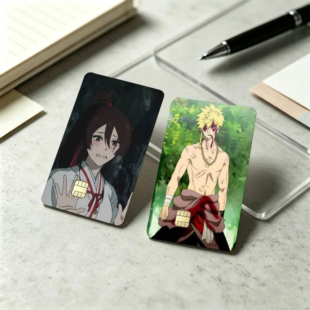 hell paradise Anime Sticker Film Tape Skin for Credit Card Debit Card Waterproof Stickers