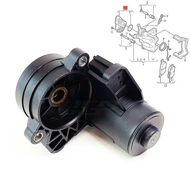 

Rear Right Electric Parking Brake Caliper Sevo Motor For VW Audi Seat 3Q0998281A