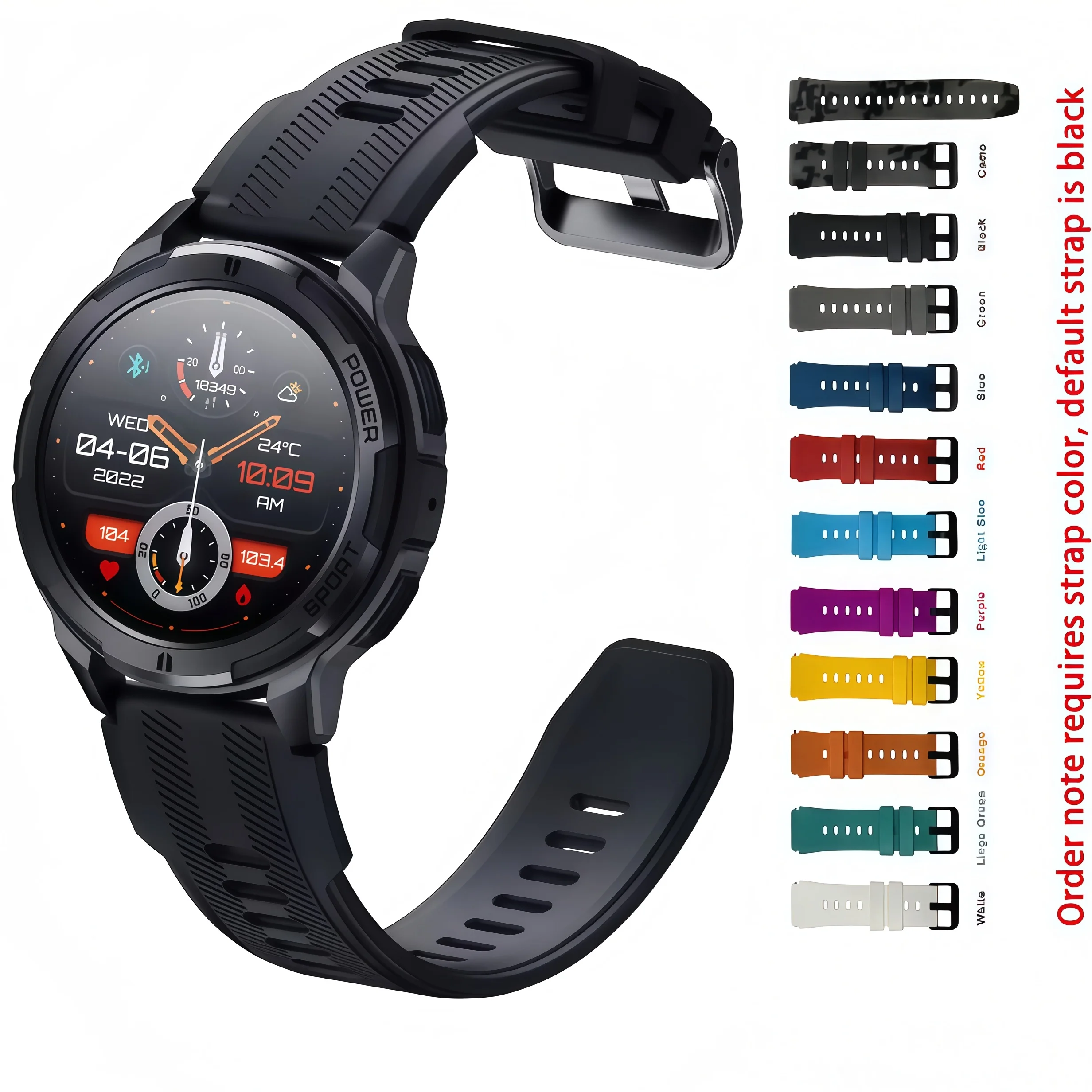 C25 الساعات الذكية للرجال شاشة AMOLED 1.43 "1ATM مقاوم للماء مراقب معدل ضربات القلب الرياضة Smartwatch بلوتوث دعوة النساء اللياقة البدنية