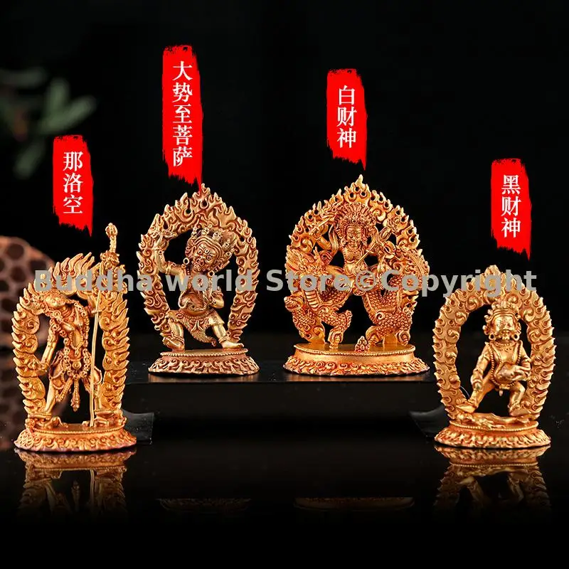 100% copper buddha Nepal Tibet pocket Buddha small Buddha statue kurukulla dakini Black Jambhala Buddhist Worship protection