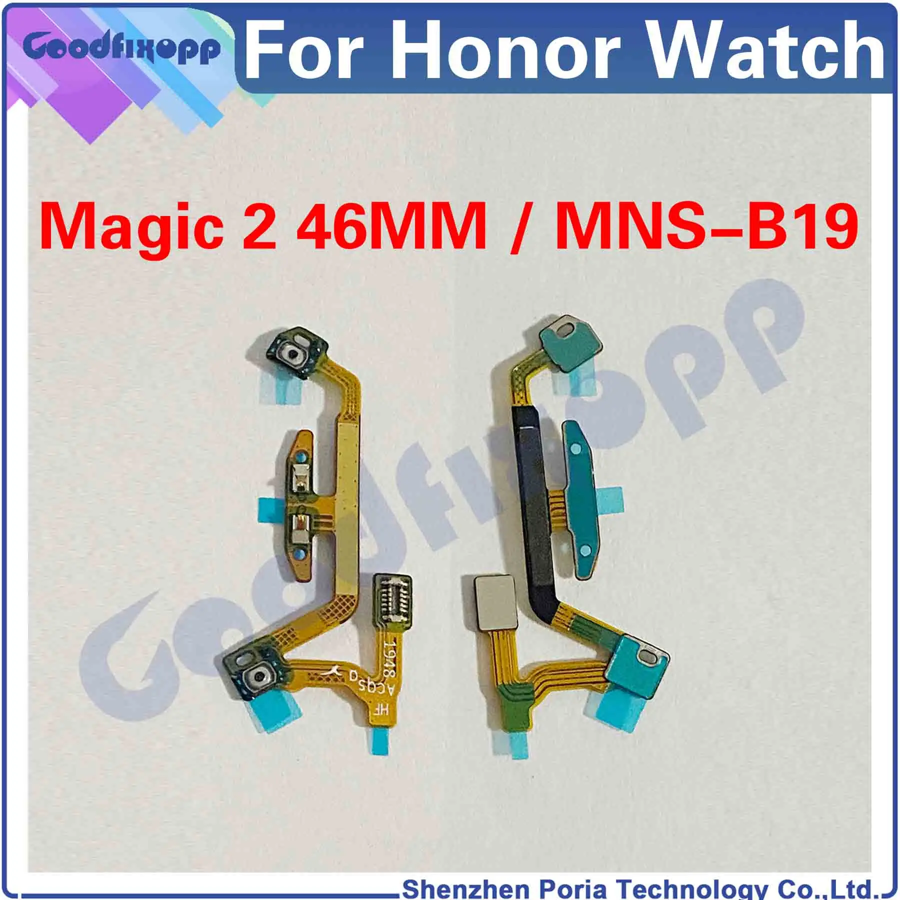 

For Huawei Honor MagicWatch 2 MNS-B19 46MM Magic2 Magic 2 Power Button Return Home Switch Repair Power On / Off Cable Flex Parts