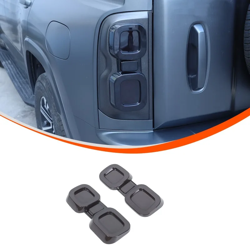 

ABS Automotive Tail Light Cover Smoked Tail Light Covers for 2024+Haval H9 Car Accessories