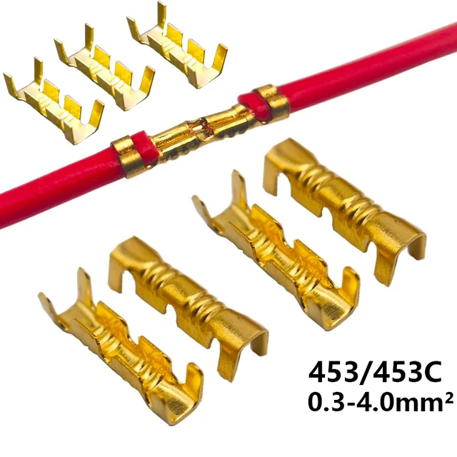 453 /453C końcówka w kształcie litery U zimne wkładki złącze przewodu terminal terminales electricos mała końcówka zębata 0,3-4,0 mm²