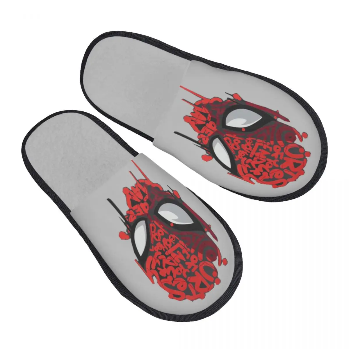 

Женские домашние тапочки с принтом «Человек-паук» из мультфильма супергероя, мягкие теплые пушистые тапочки из пены с эффектом памяти, домашняя уличная обувь