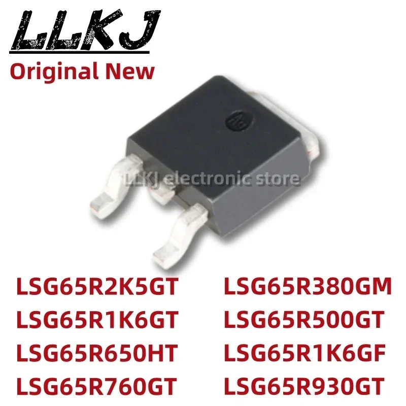 1pcs LSG65R2K5GT LSG65R1K6GT LSG65R650HT LSG65R760GT LSG65R380GM LSG65R500GT LSG65R1K6GF LSG65R930GT TO252 MOS FET TO-252