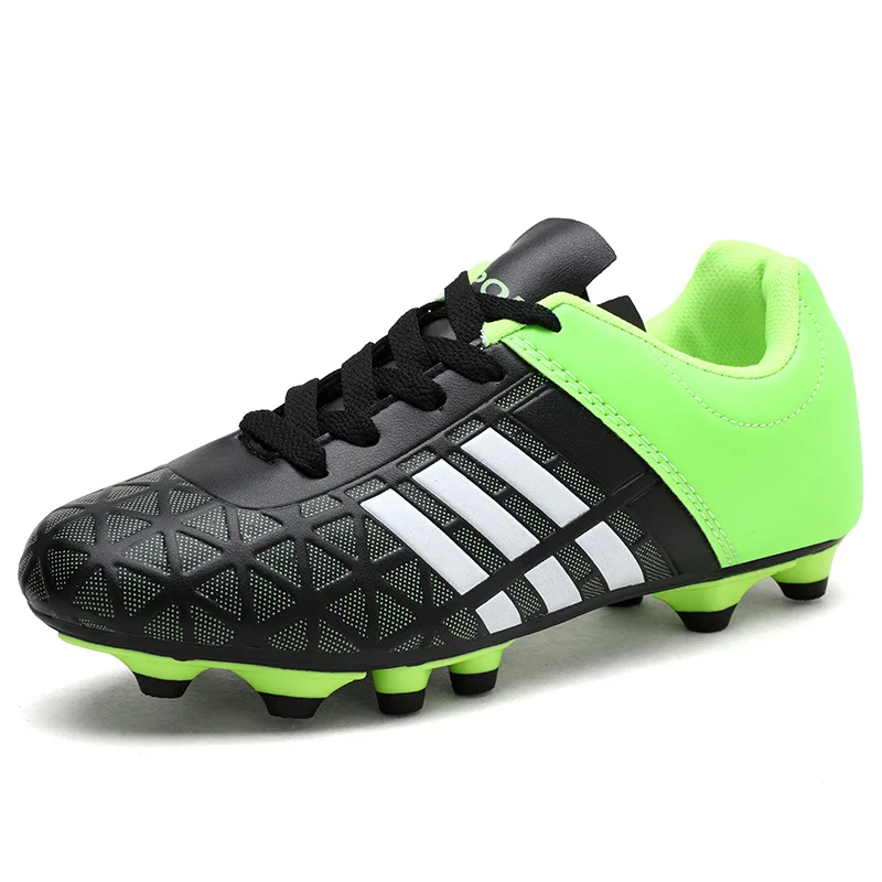 Childrens TF/AG Football Shoes Indoor Professional Original Boy Football Field Boots Soccer Kids Shoes Society Cleats Training