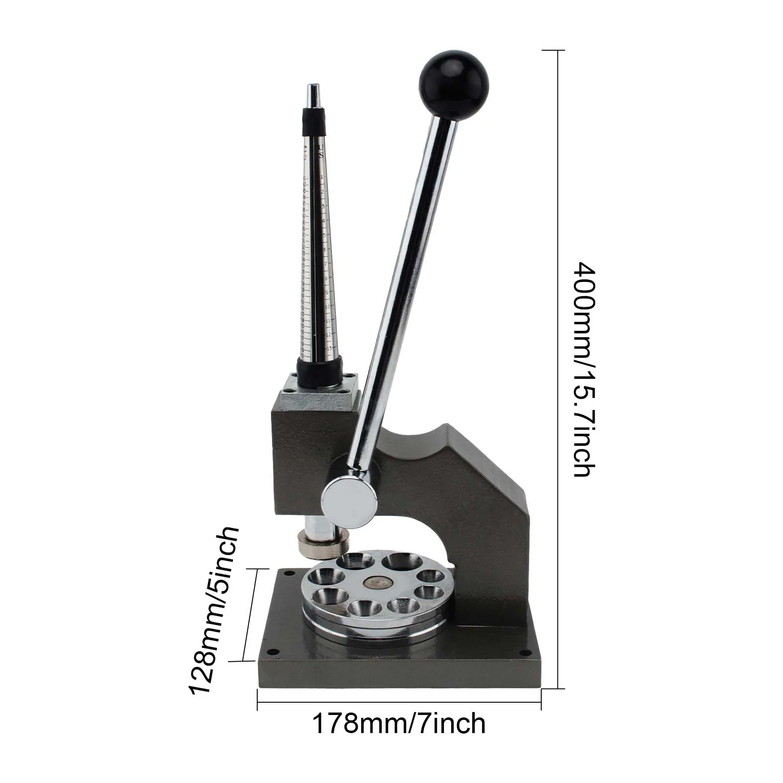 Imagem -02 - Ring Stretcher Reducer Enlarger Size Adjustment Tool Escalas de Medição para Eur us Jap hk Size Jewelry Mandrel Tool