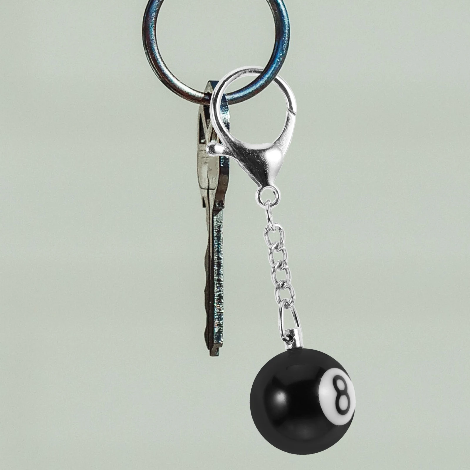 

Billiards Keychain Ball Charms Accessories Colorful Mini Billards Keychains Decoration Resin