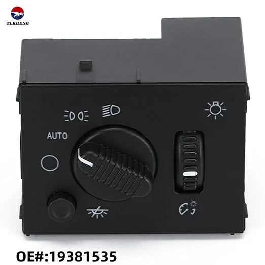 

19381535 Headlight & Fog Light Control Switch Knob for Chevrolet Silverado Suburban Tahoe Avalanche GMC Sierra Yukon
