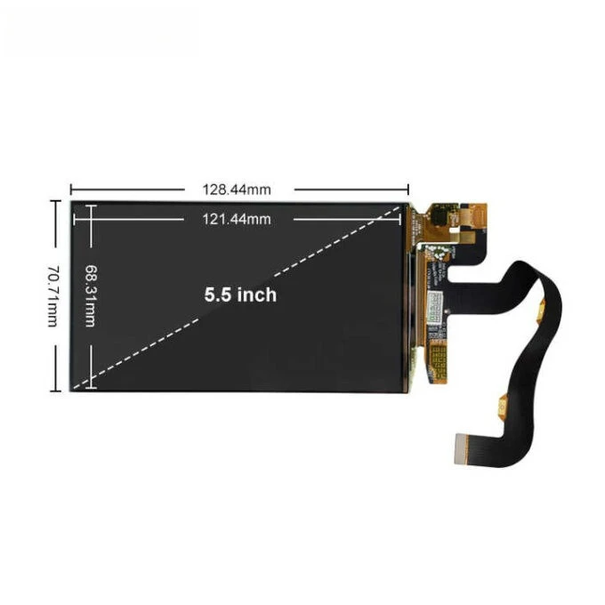 Kit de tela LCD com destaque de alta definição de 5,5 polegadas 1080 * 1920 com toque capacitivo integrado placa de fita IPS
