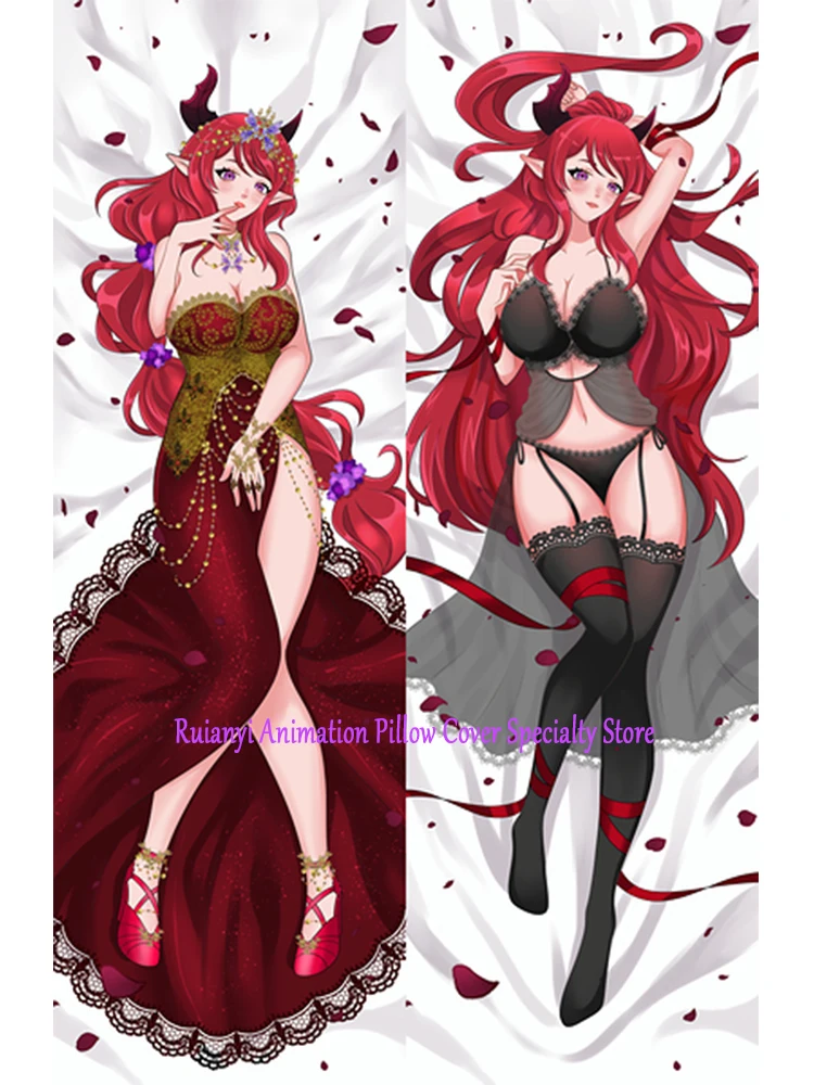 

Dakimakura Anime Queen Rogue Red Double-sided Pillow Cover Print Life-size body pillows cover Adult pillowcase