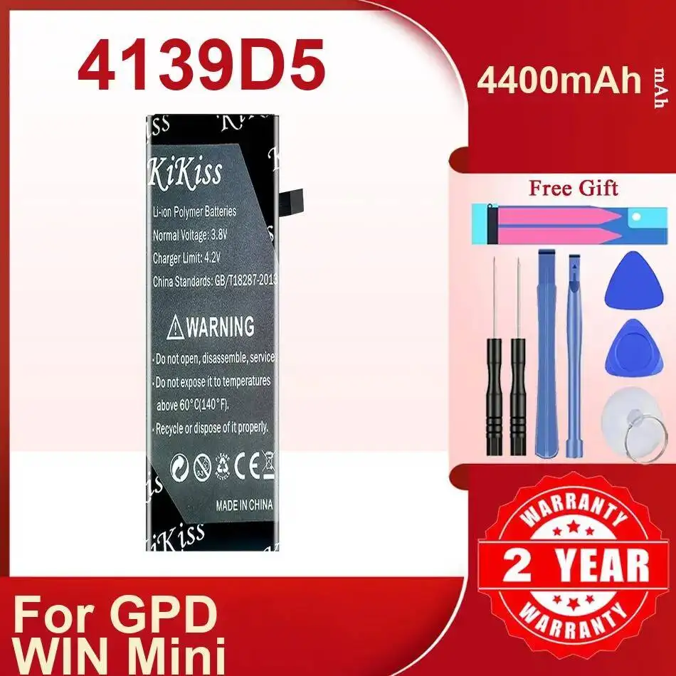 

Аккумулятор для портативного игрового ноутбука GPD WIN 1 Mini 2 6438132-2S Max 2 4 AEC555779-3S1P MAX