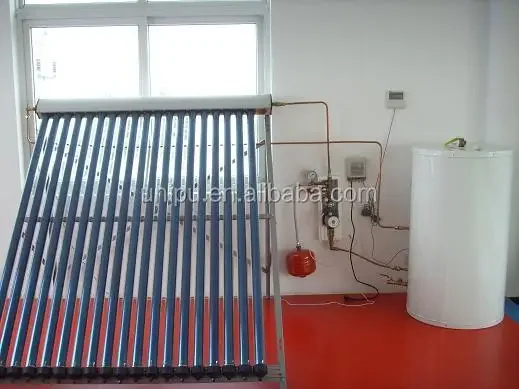 Split Pressurized Parabolic Trough Solar Collector With Heat Pipe Solar Water Heater