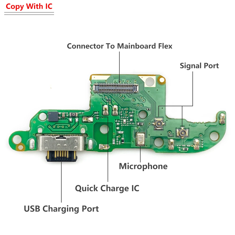 10Pcs Dock 커넥터 USB 충전기 충전 포트 플렉스 케이블 보드 모토로라 모토 E6 E7 G6 G7 G8 G9 Play Plus Power Lite E20 E40