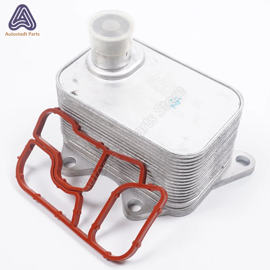 06J 117 021 J Aluminium Engine Oil Radiator Cooler For VW Golf MK6 Passat Jetta Tiguan Audi A4 Q3 Q5 Skoda Seat