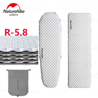 Naturehike r-5.8 Camping Inflatable Mat ultralright 20D Nylon TPU Warm Outdoor Tent reading Air Cushion With Inflatable Bag