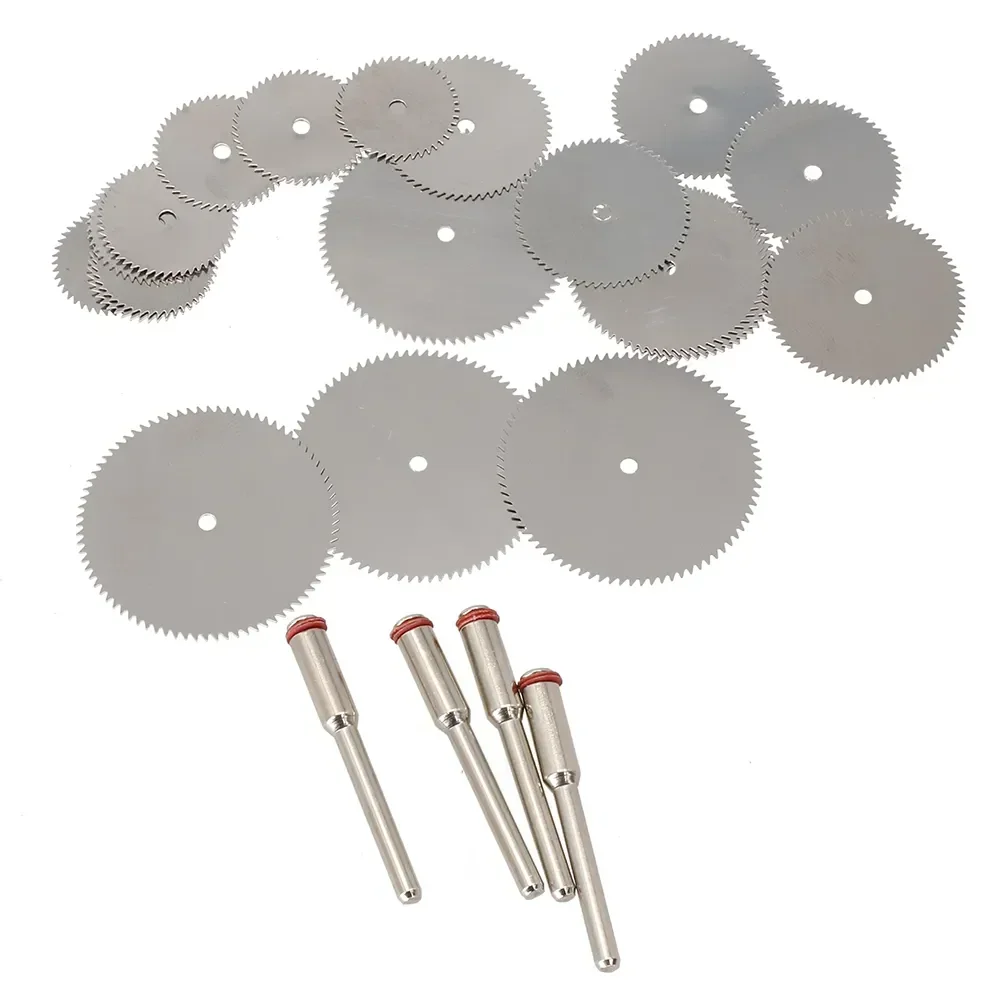 24 pz/set Lame Per Sega Circolare Dischi Da Taglio HSS Ruota Da Taglio Per Legno Per Plastica Legno Noce PVC Tagliatubi Utensile Rotante NUOVO