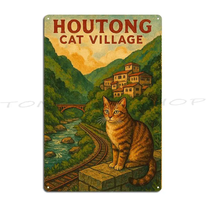 Georgian  Highway Tourism Poster Metal Plaque Kitchen Pub Plates Cinema Party personalized  Tin Sign Poster