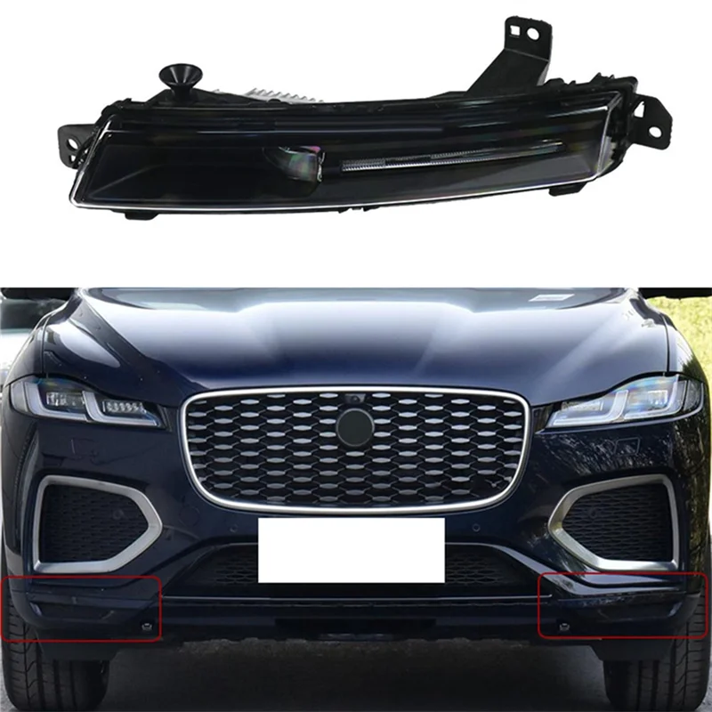 

1Pair Front Bumper Fog Light LR082056 LR082053 For Land Rover Sport Discovery 5 Velar 2017-2023 Fog Lamp Assembly Parts