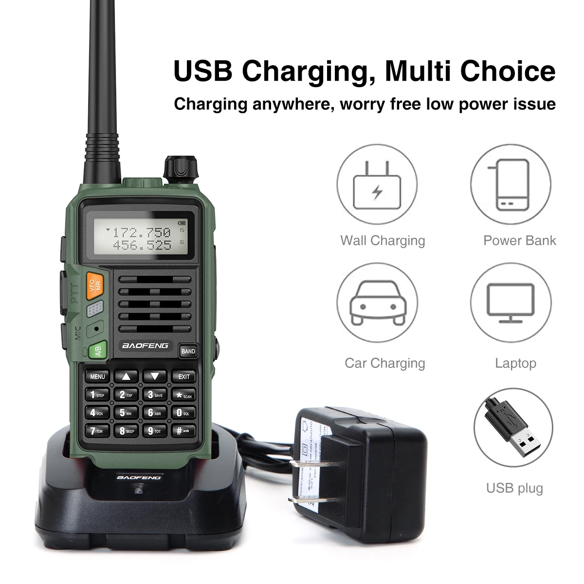 Baofeng UV-S9 PLUS 듀얼 밴드 워키토키, 장거리 VHF UHF 휴대용 라디오, UV-5R UV-K5 햄 캠핑용 양방향 라디오, 10W