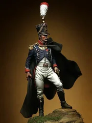 1/32 54mm ancient French Grenadier stand (WITH BASE ) Resin figure Model kits Miniature gk Unassembly Unpainted