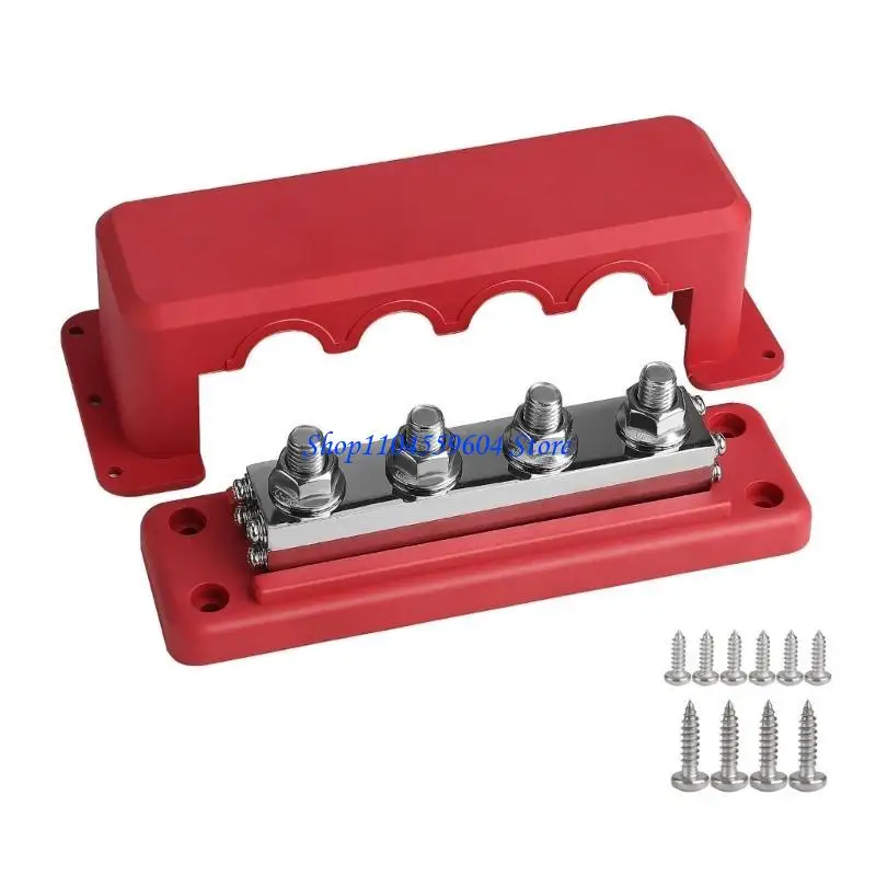 

12QM 3/8'' Bus Bar Power Distribution Block 600A Electrical Terminals Block for Car