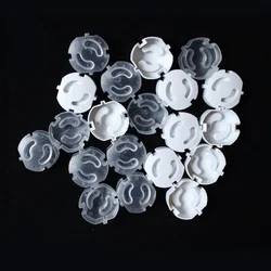 10pcs European Socket Plugs Protector 2 Hole Round Baby Kids Child Safety Guard Protection Anti Electric Outlet Rotate Cover