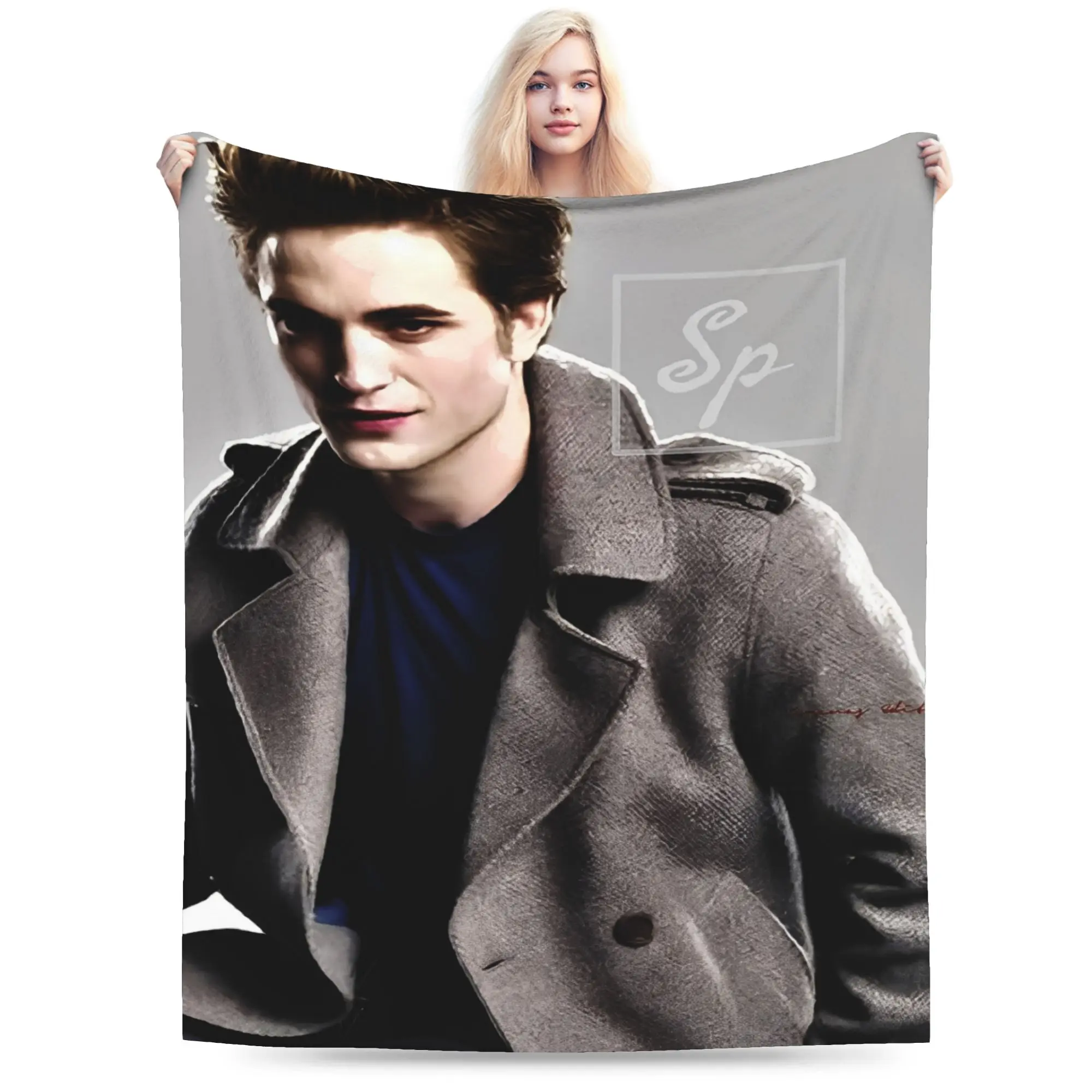Cozy Edward Cullen Homage Twilight Blanket Accessories Home Decorative  Blanket Throw Warm Fleece for Bedroom