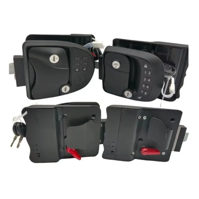 قافلة الإكسسوارات التخييم Rv بصمة الاستشعار قافلة Rv دخول بدون مفتاح الباب مقبض مزلاج المقبض ديدبولت Bl #4