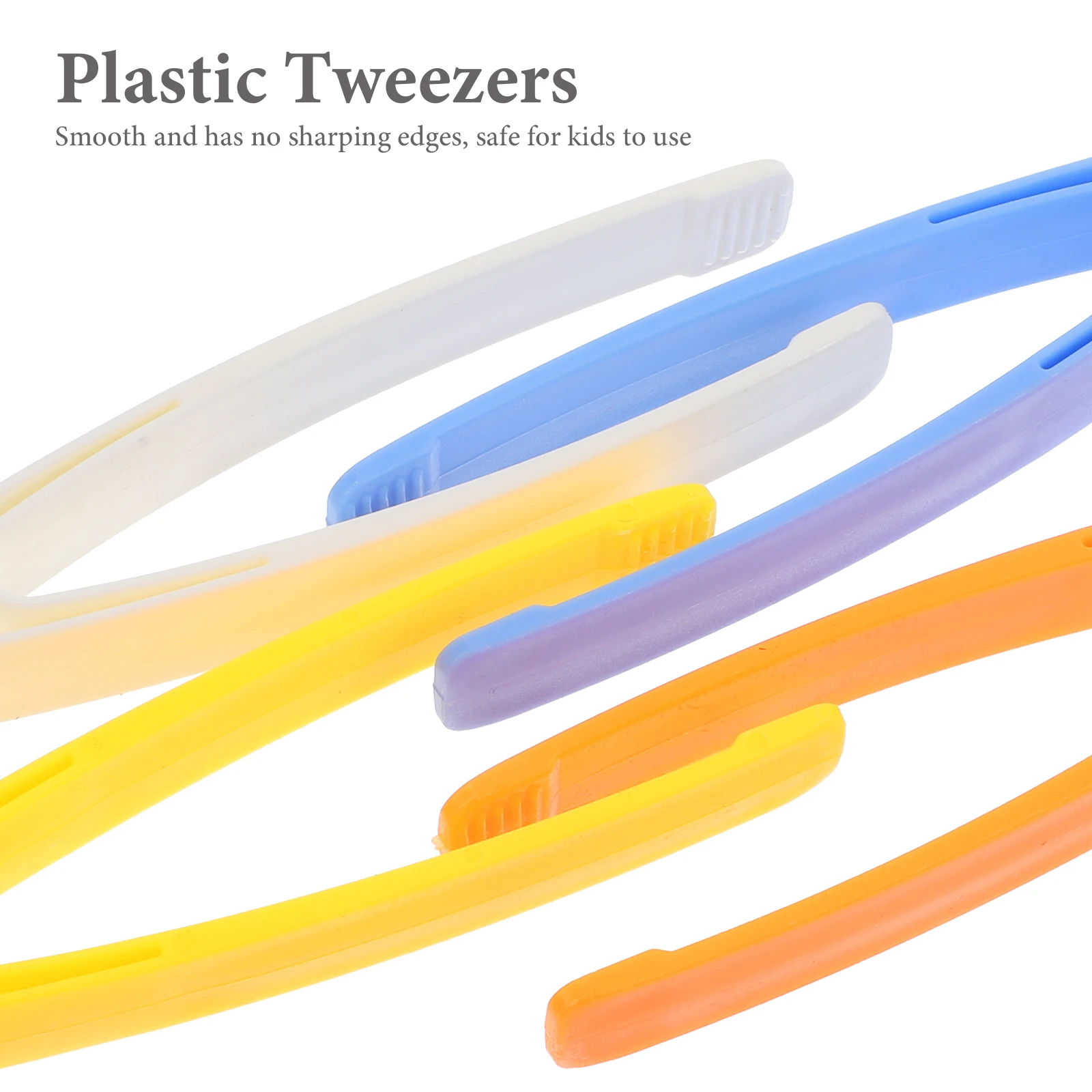 

20pcs Plastic Kids Educational Science Experiment Forceps Preschool Teaching Aids Motor Skills Colorful Toddler Exploration