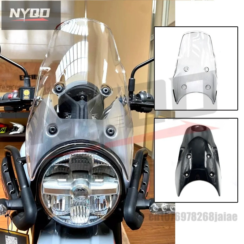 

FOR Motorcycle Windshield Windscreen Windproof Wind Screen Deflector for Himalayan 450 Himalayan 452 Himalayan450 2024-2025