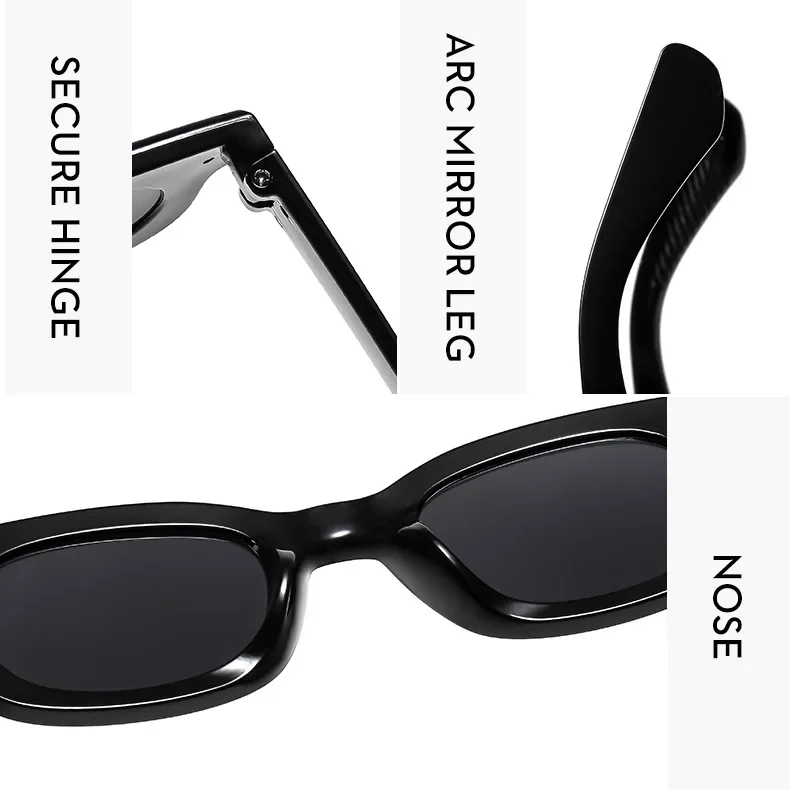 Small Frame Fashion Square Sunglasses for Men and Women