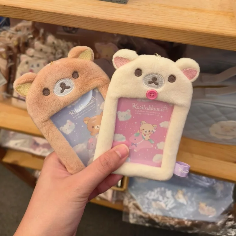 

В наличии: Держатель для карт Rilakkuma, защитный чехол для фото, мультяшный аниме-аксессуар, брелок, подвеска для сумки, подарки