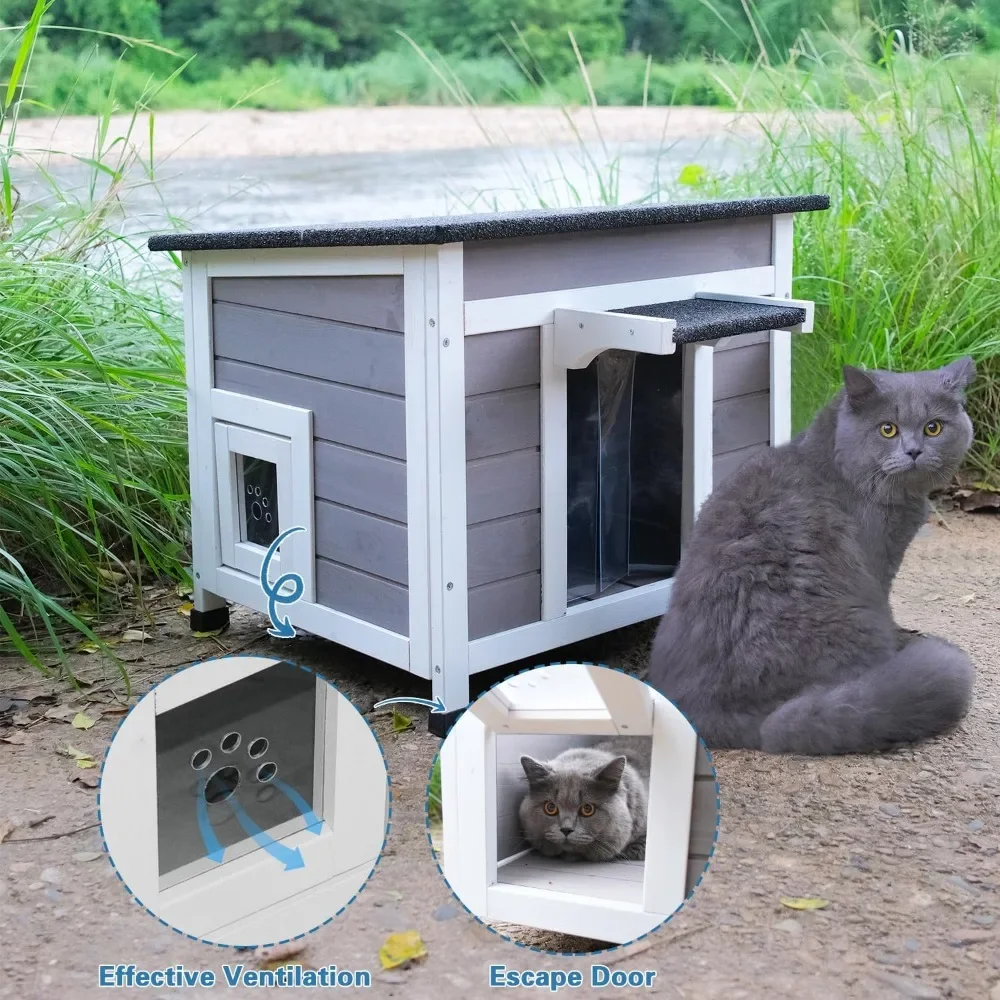 

Outdoor cat house weatherproof winter