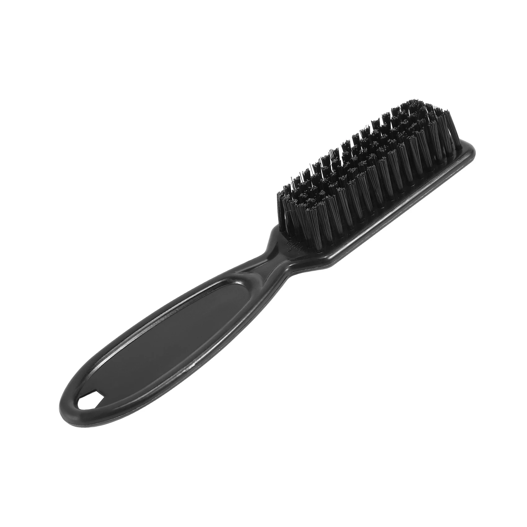 AT08 New Fade Brush Comb Scissors Cleaning Brush Barber Shop Skin Fade Vintage Oil Shape Carving Cleaning Brush