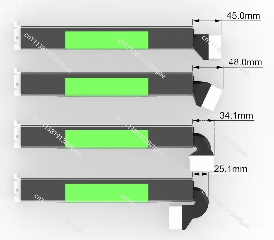 1PCS Multi-Angle Dual 40mm Heatsink Fan for NVIDIA Tesla P40 M40 P100 V100 Graphics Card, High Airflow Cooling Fan