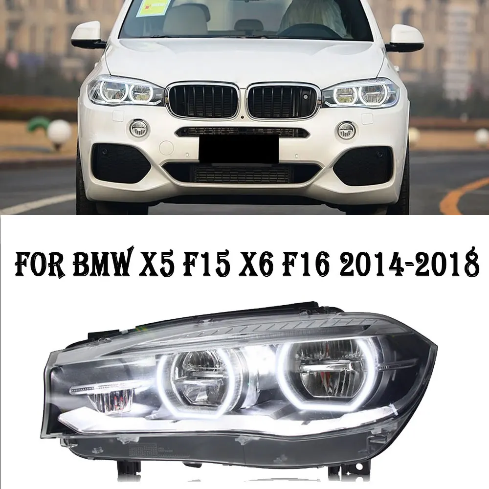 

Передняя фара для BMW X5 F15 светодиодный фары 2014-2018 X6 F16 передняя фара автомобильный Стайлинг DRL сигнальный проектор линзы автомобильные аксессуары освещение