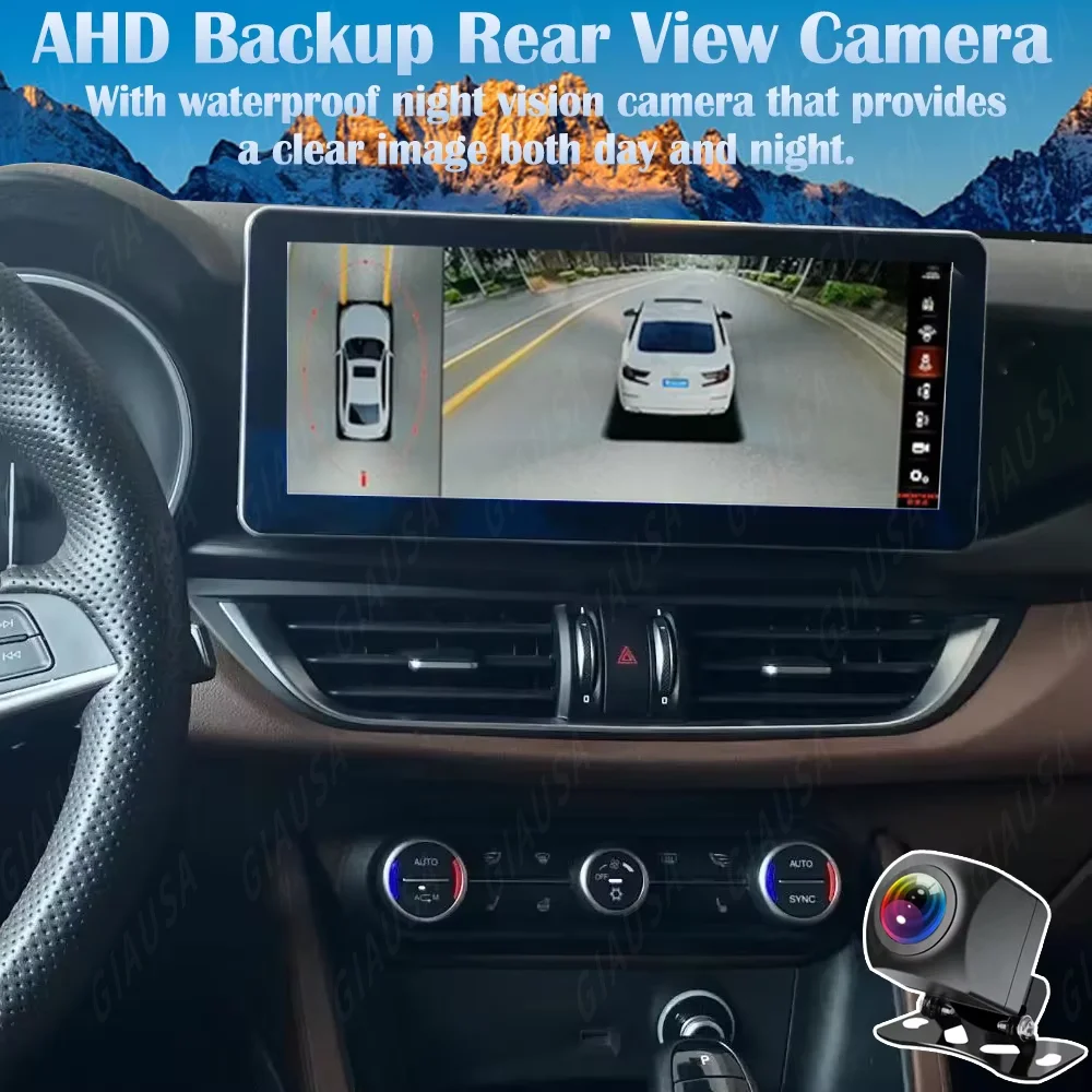 Car Radio For Alfa Romeo Giulia Stelvio 2015-2020 Multimedia Player Wireless Carplay Android Auto Stereo Gps Navi Head Unit Wifi